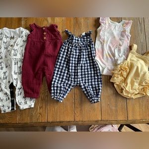 0-3 months baby girl summer outfits